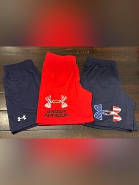 Under Armour XL Boys Shorts - Bundle of 3